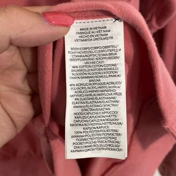 NWT-RLX- Ralph Lauren-Hybrid Performance Fleece Hoodie Desert Rose- Size XL - Picture 12 of 14